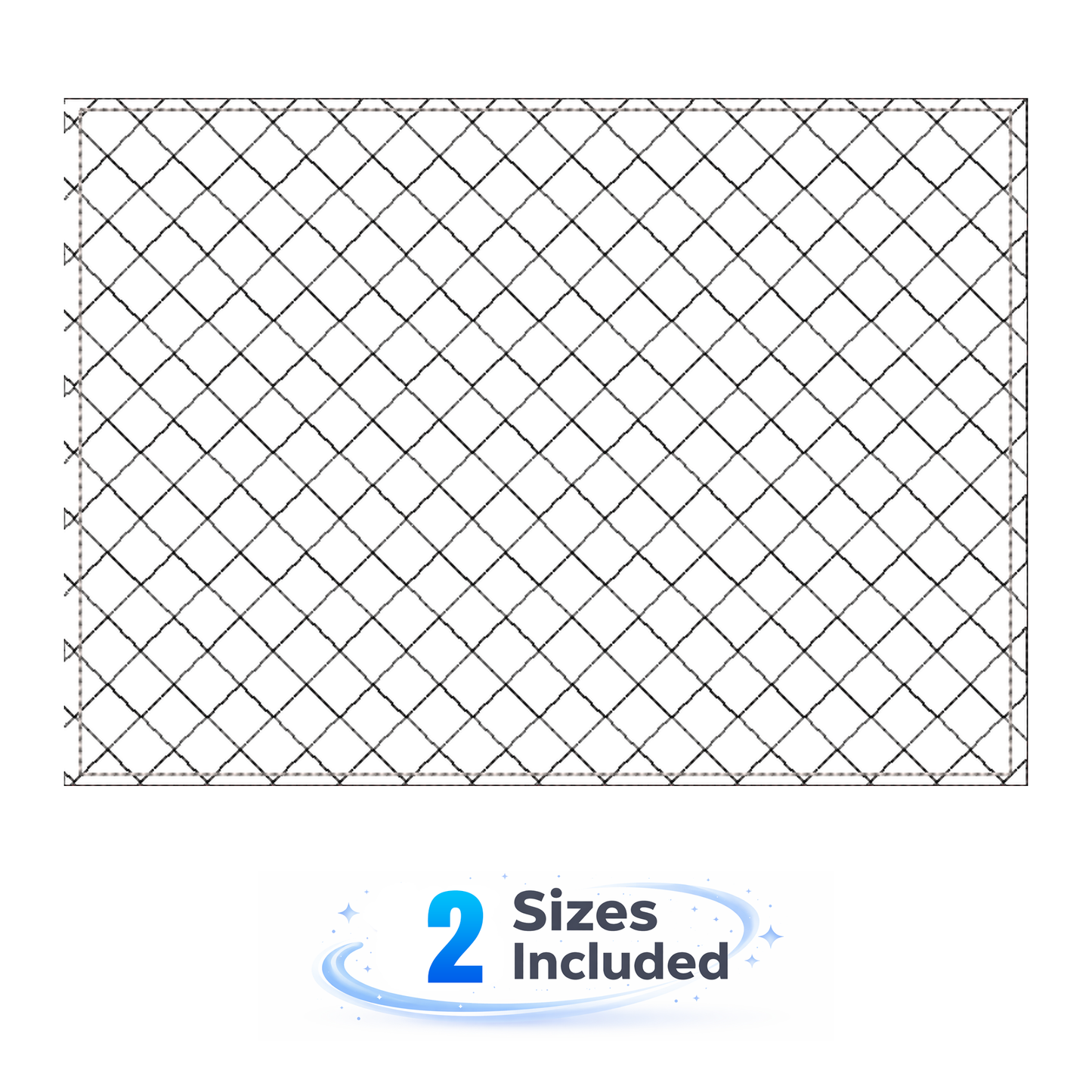 Basic Quilted Mugrug - Embroidery Design