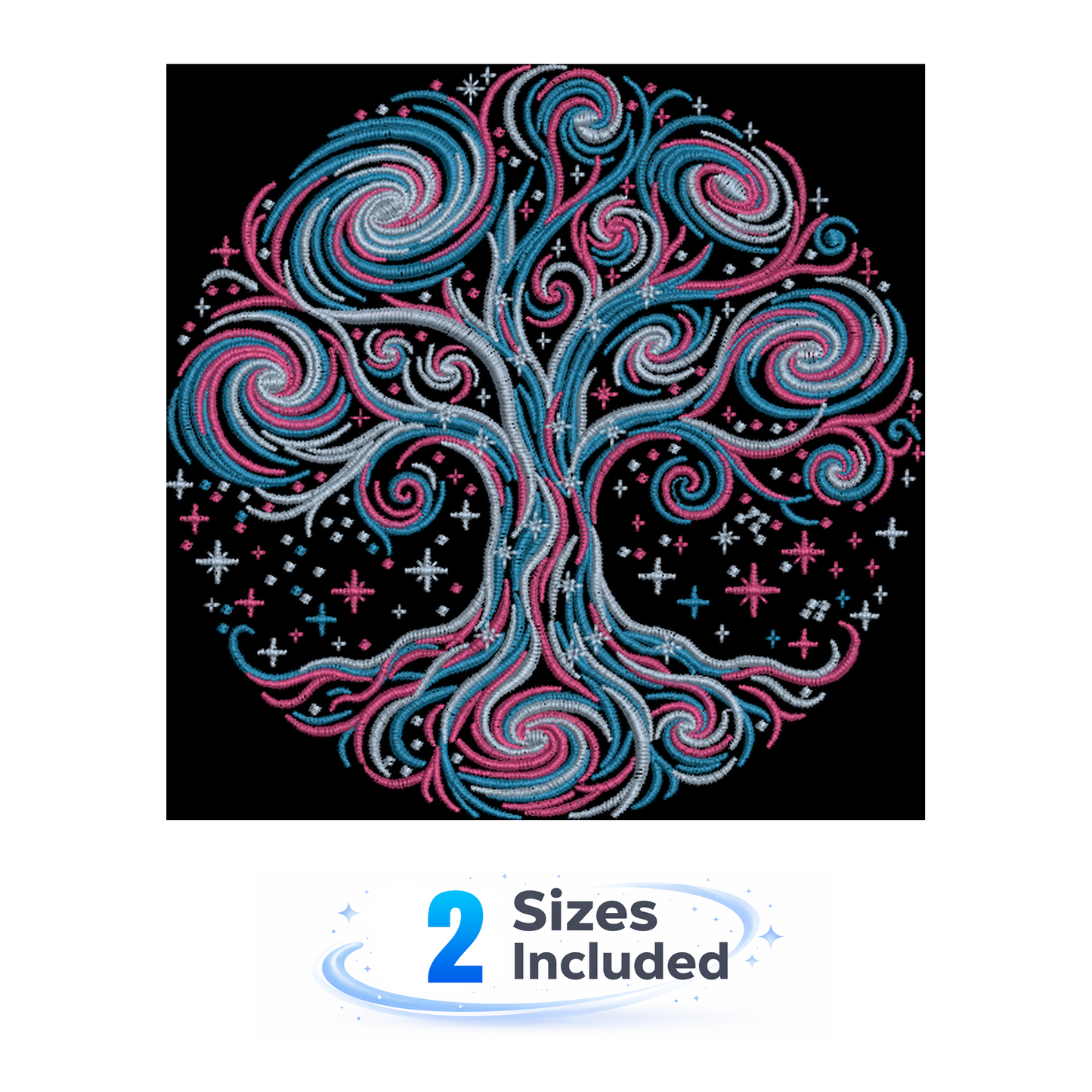 Celestial Tree of Life - Embroidery Design