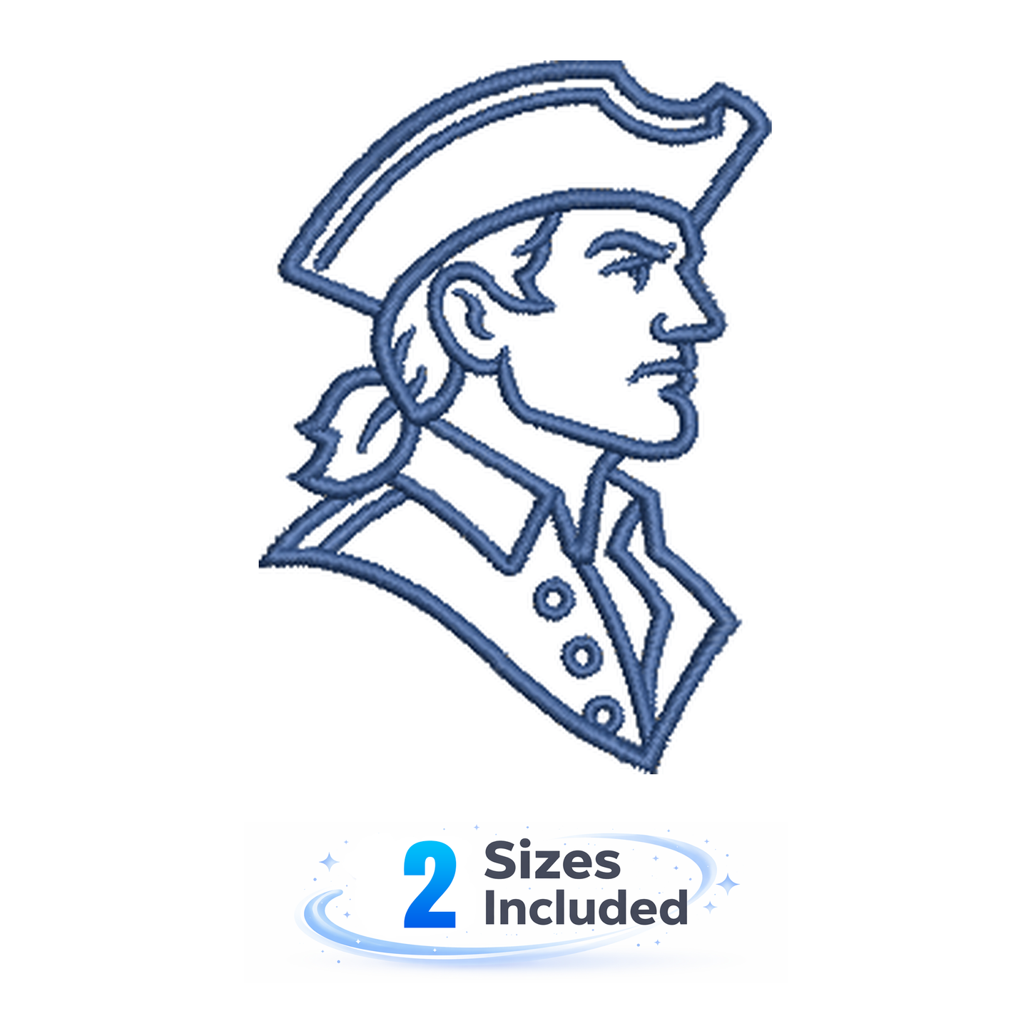 Colonial Soldier - Embroidery Design
