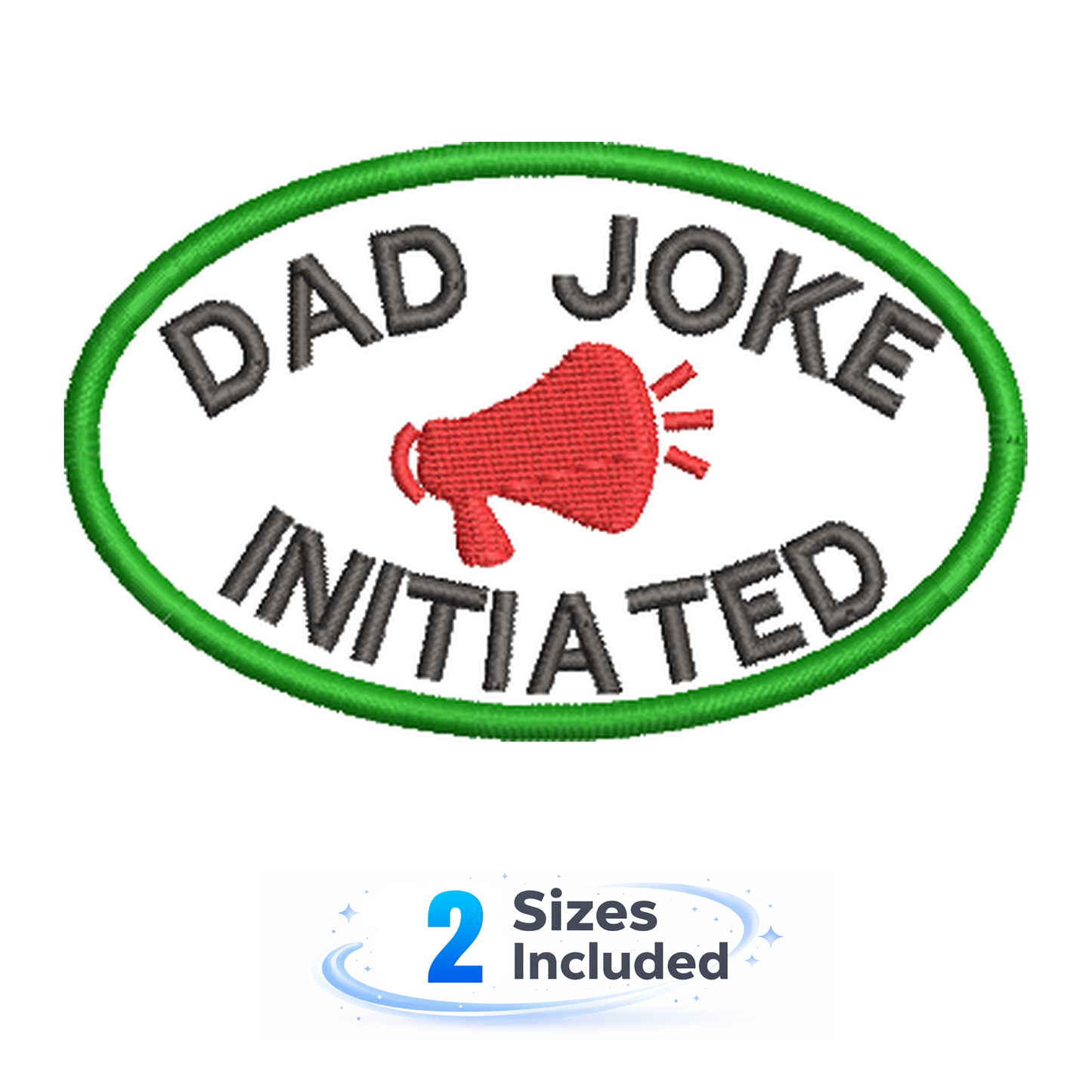Dad Joke Initiated Patch - Embroidery Design