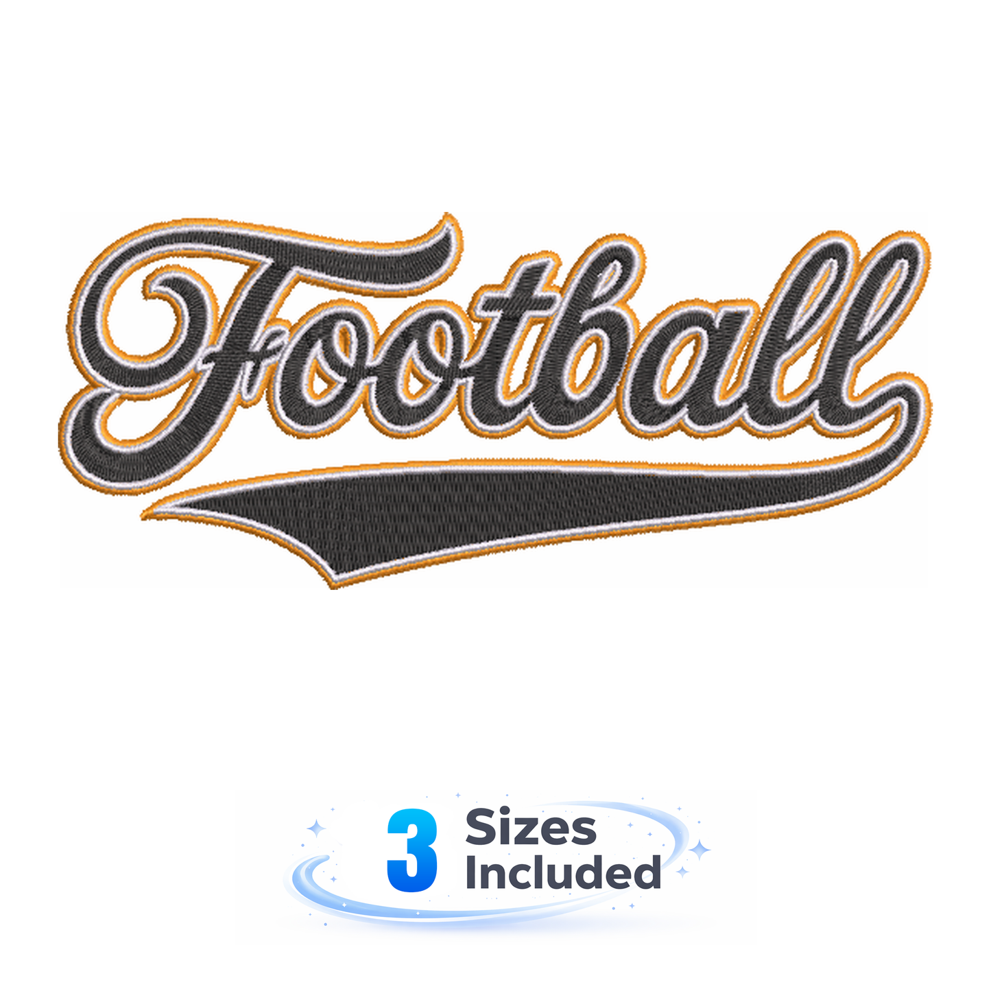 Football Swoop - Embroidery Design