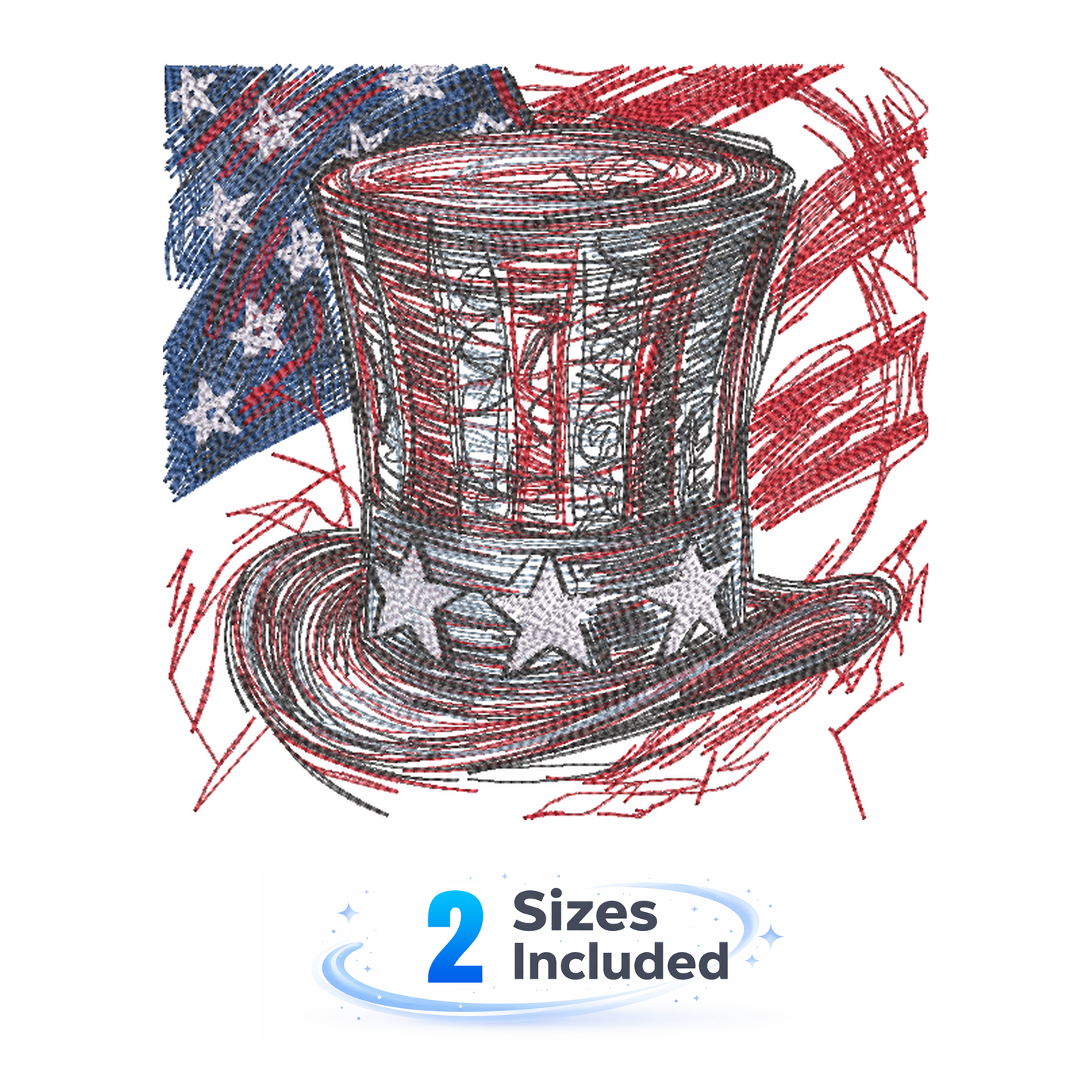 Hat Sketch - Embroidery Design