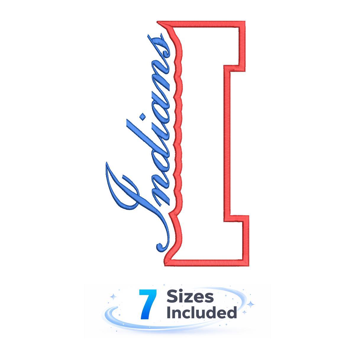Indians Cutout I - Embroidery Design
