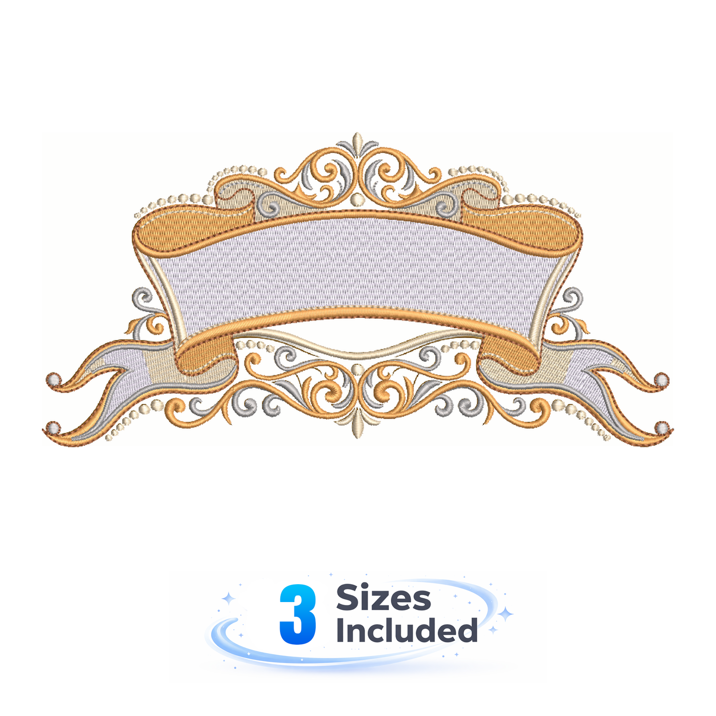 Ribbon Banner - Embroidery Design