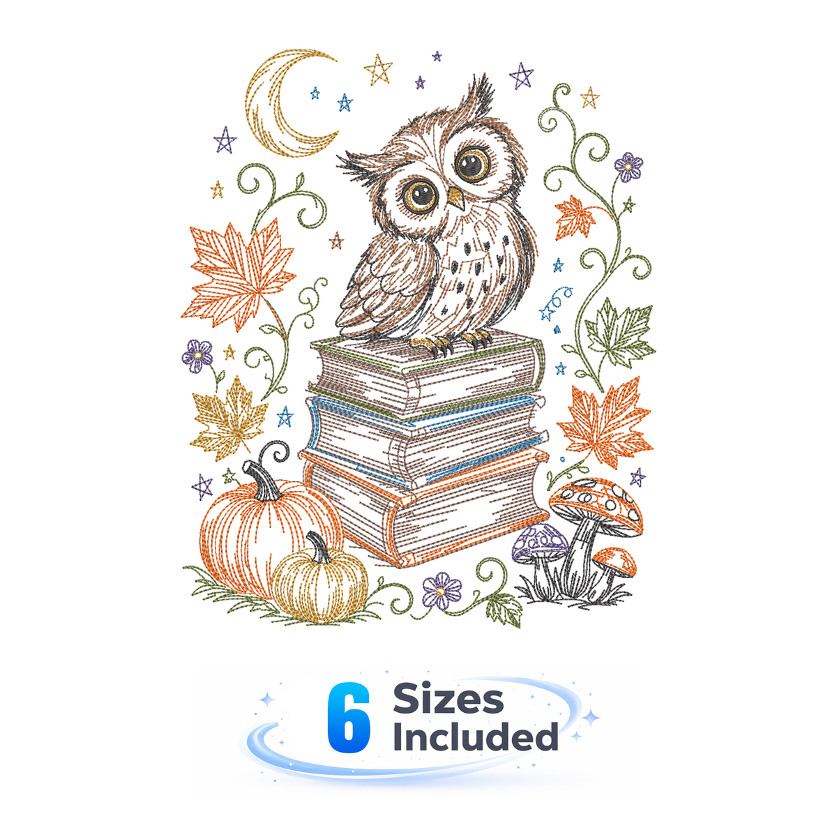 Storybook Owl - Embroidery Design