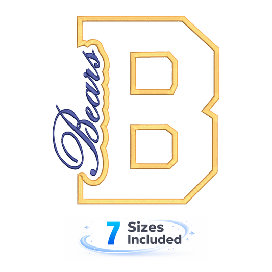 Bears Cutout B - Embroidery Design