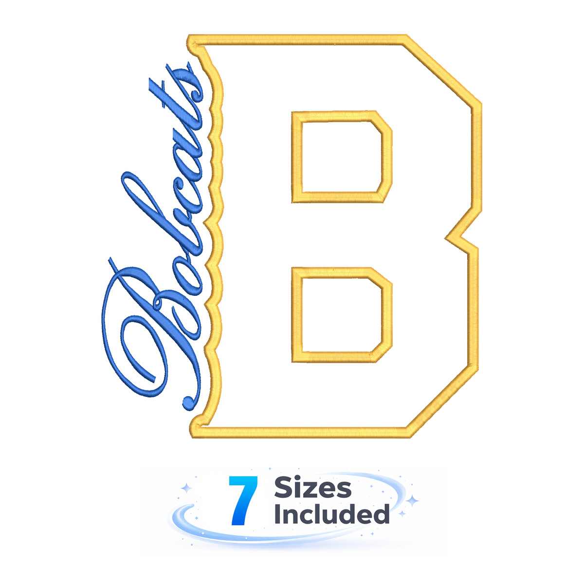 Bobcats Cutout B - Embroidery Design