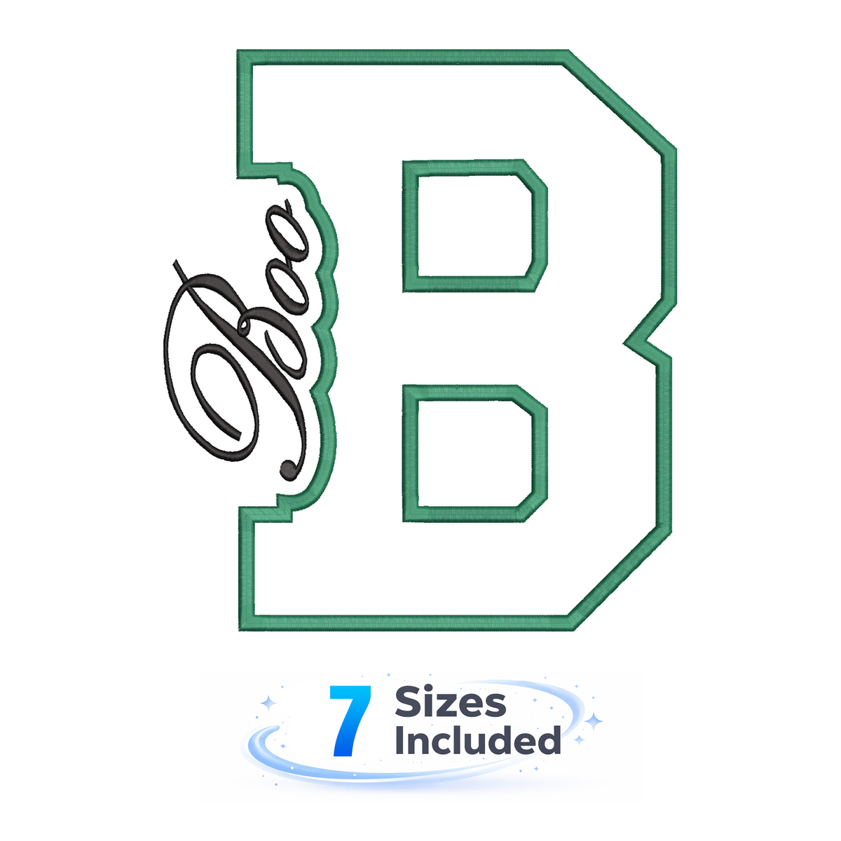 Boo Cutout B - Embroidery Design