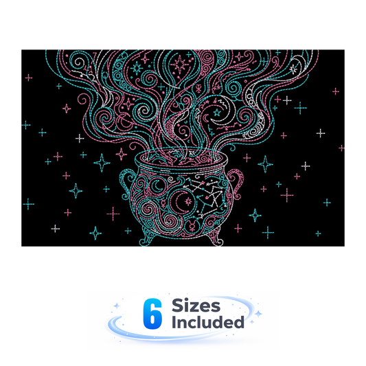 Celestial Cauldron - Embroidery Design
