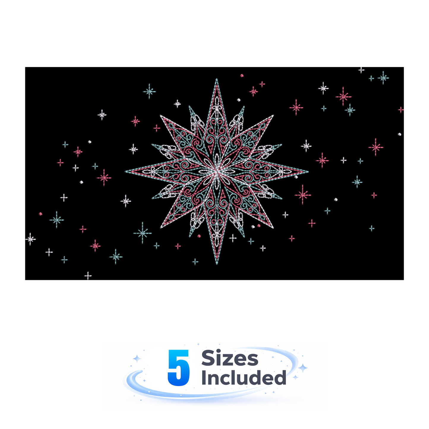 Celestial Christmas Embroidery Bundle