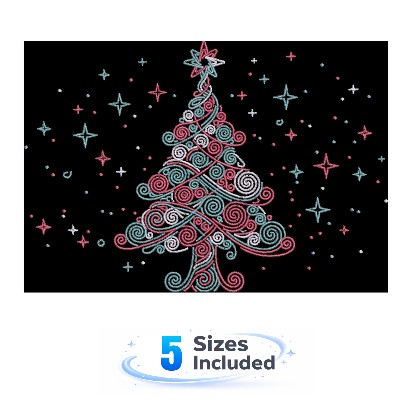 Celestial Christmas Embroidery Bundle