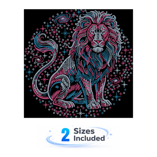 Celestial Lion - Embroidery Design