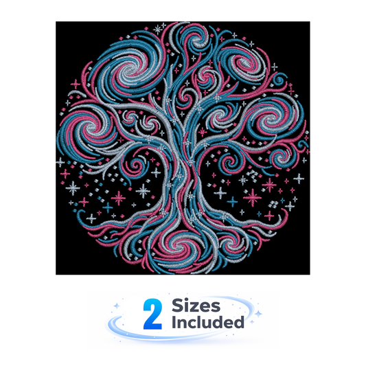 Celestial Tree of Life - Embroidery Design