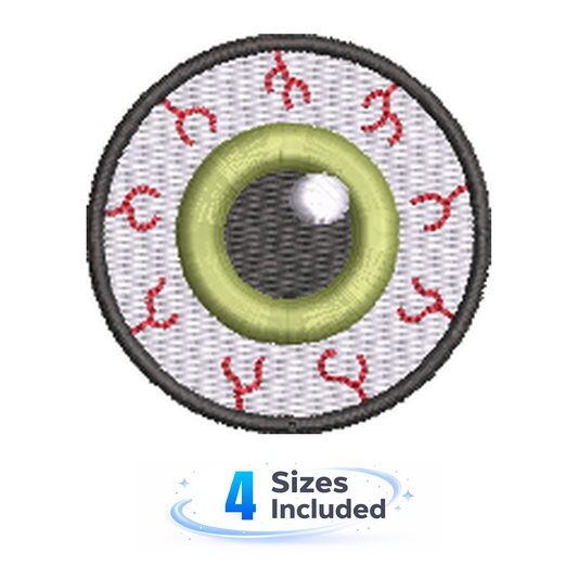 Creep it Real - Eye - Embroidery Design