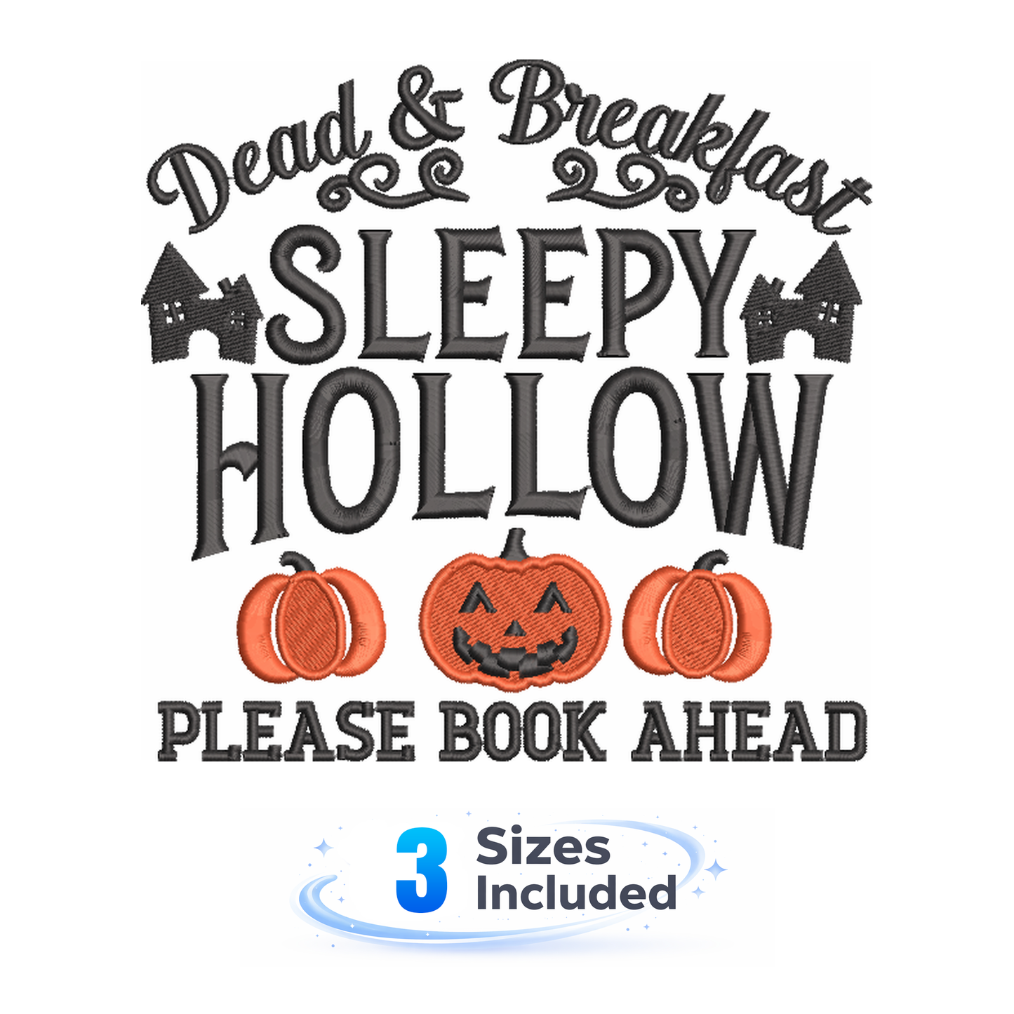 Dead and Breakfast - Embroidery Design