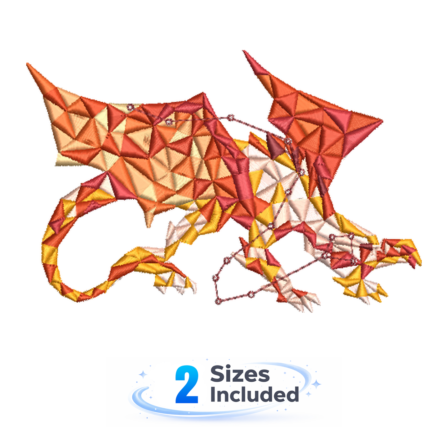 Dragon Constellation - Embroidery Design
