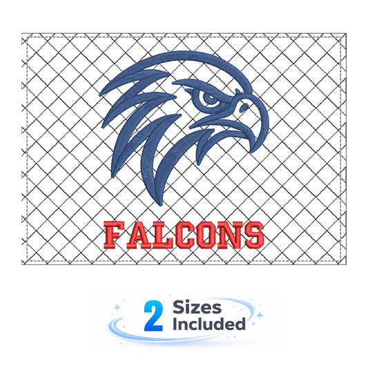 Falcons Mugrug - Embroidery Design