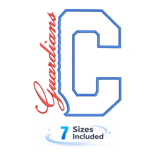 Guardians Cutout C - Embroidery Design