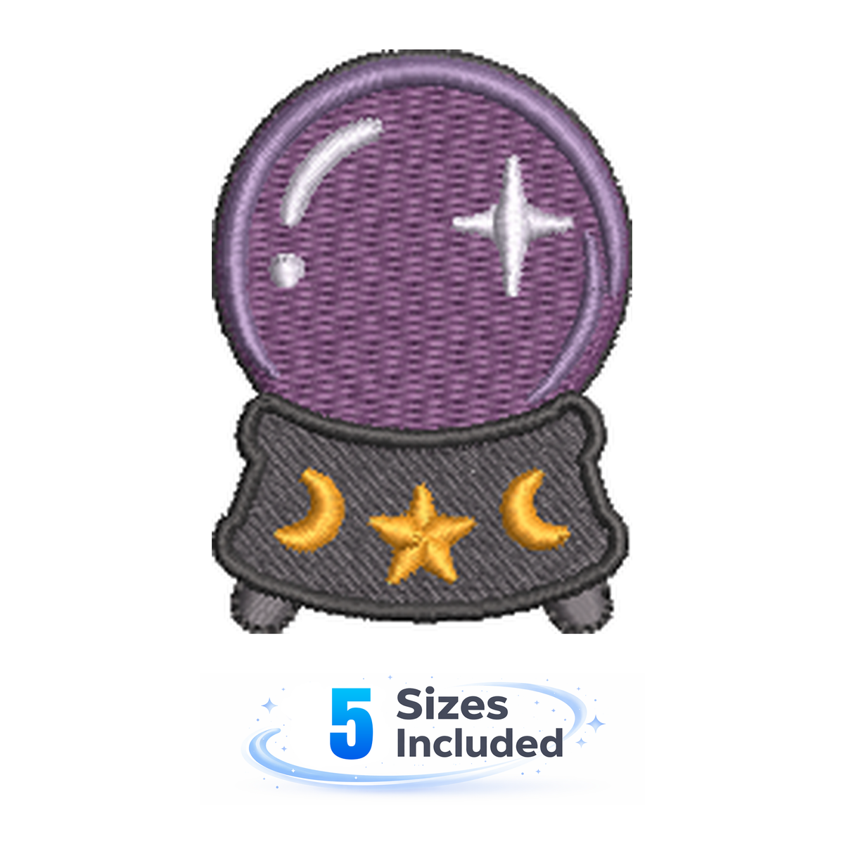 Hocus Pocus - Crystal Ball - Embroidery Design