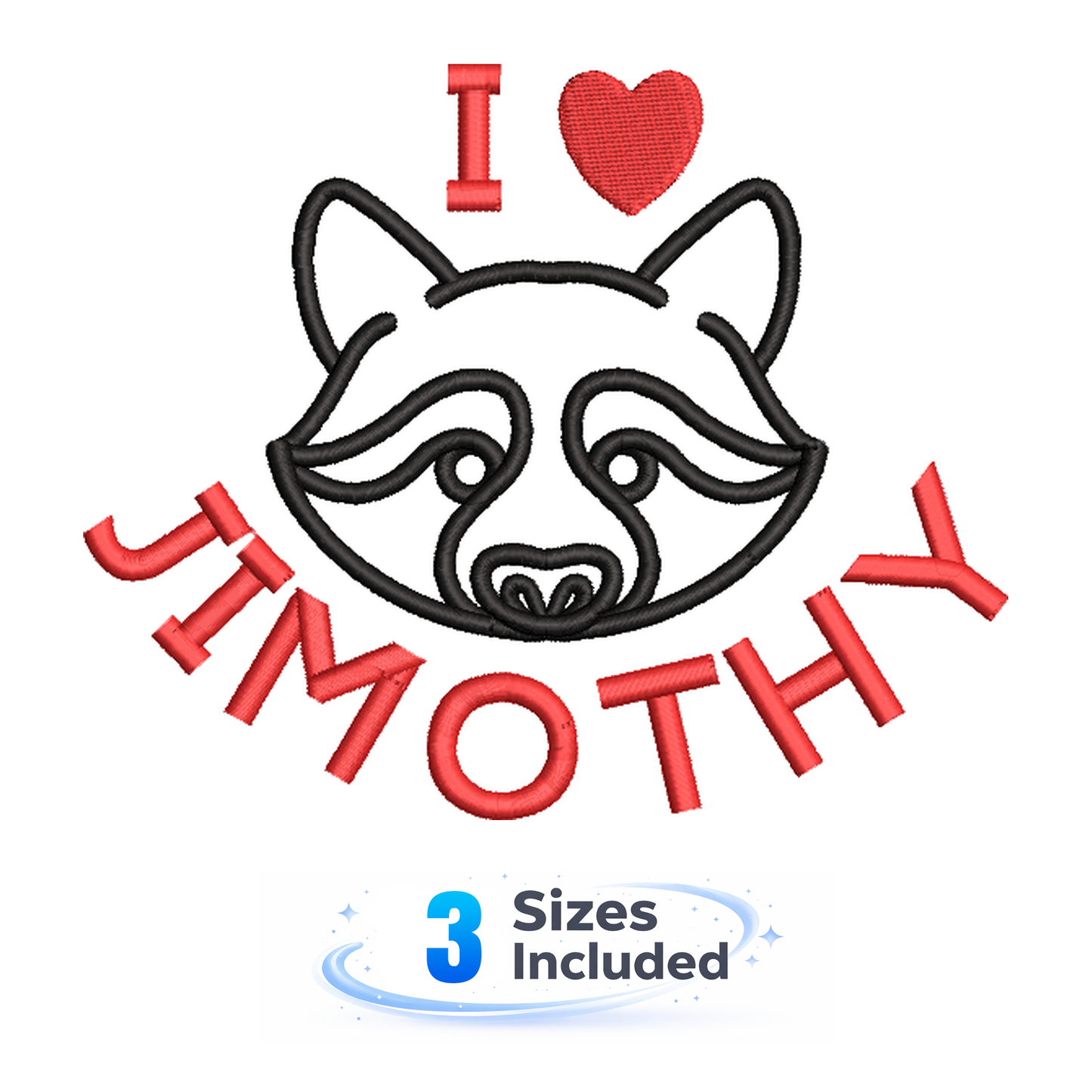 I Heart Jimothy - Embroidery Design