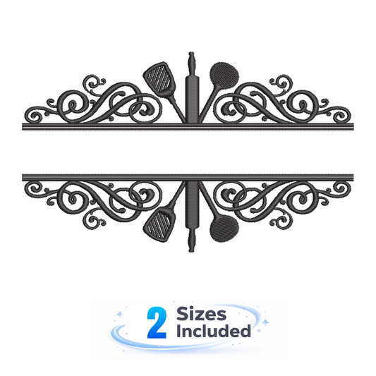 Kitchen Monogram - Embroidery Design