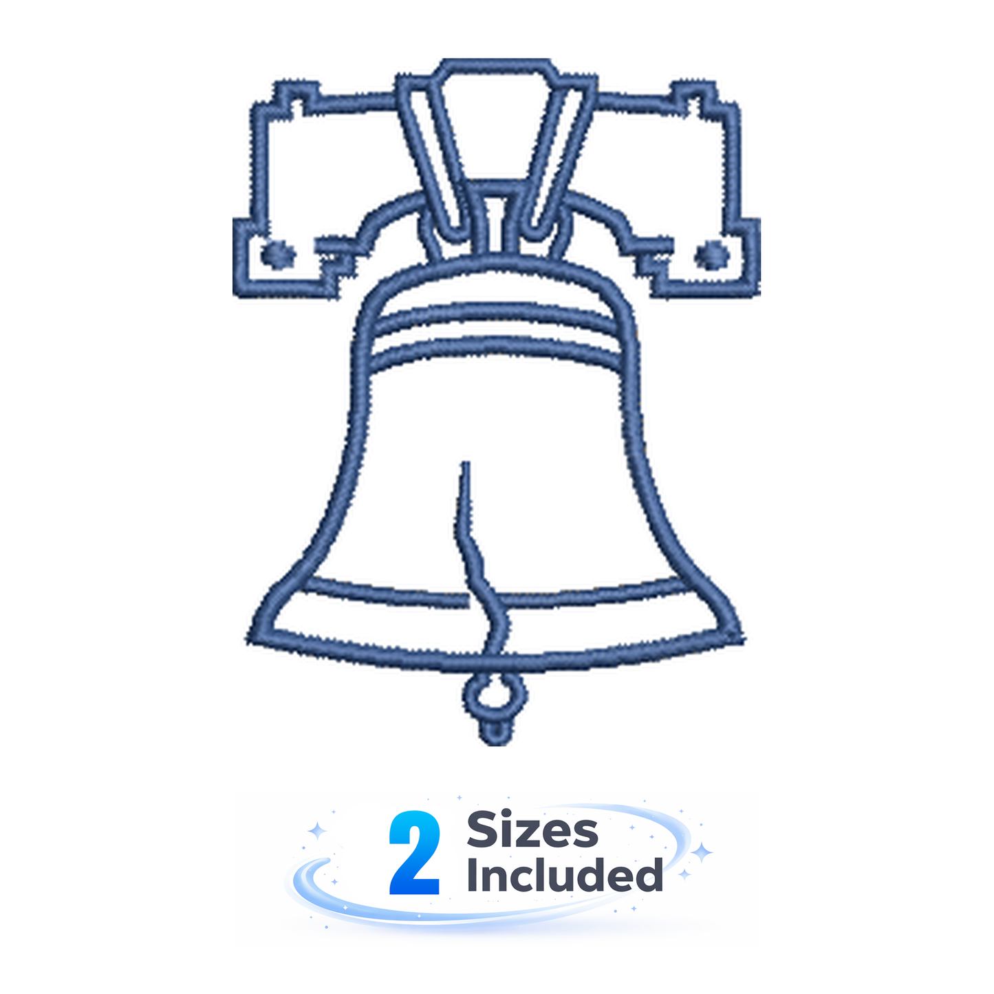 Liberty Bell - Embroidery Design