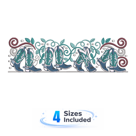 Line Dancing - Embroidery Design