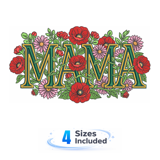 MAMA Boho - Embroidery Design