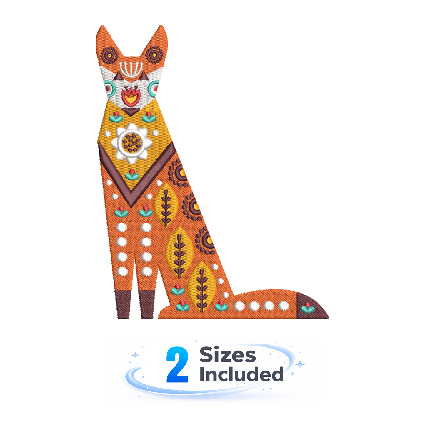 Nordic Fox - Embroidery Design