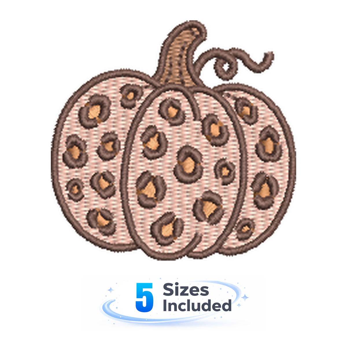 Pumpkin Queen - Pattern Pumpkin - Embroidery Design