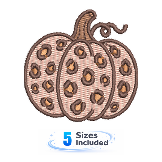 Pumpkin Queen - Pattern Pumpkin - Embroidery Design