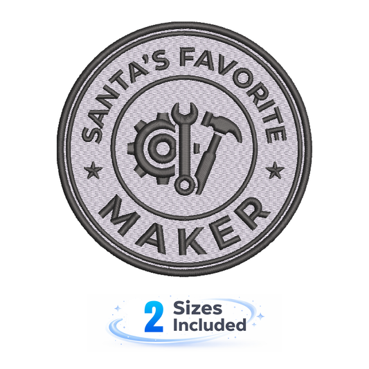 Santas Favorite Maker - Embroidery Design