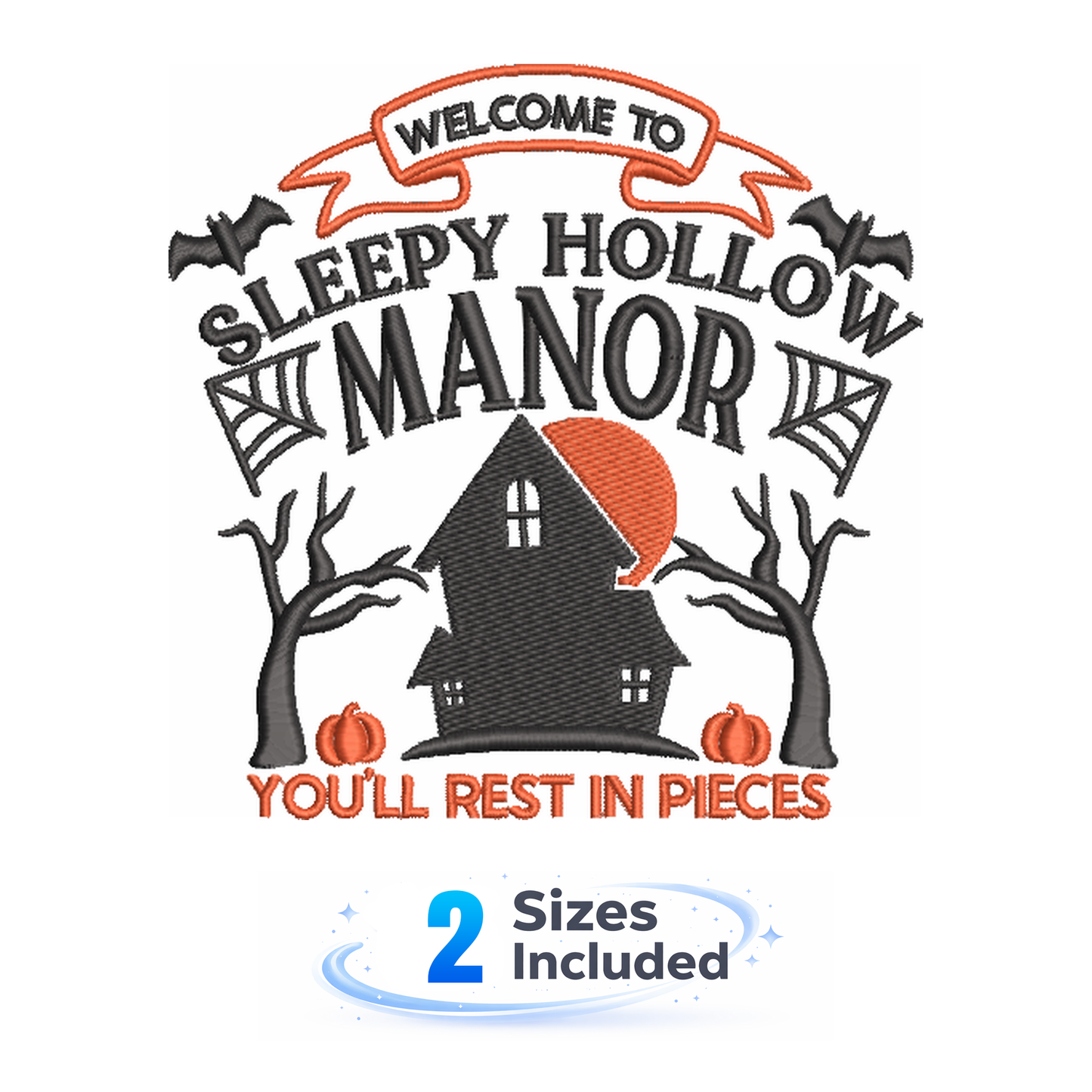 Sleepy Hollow Manor - Embroidery Design