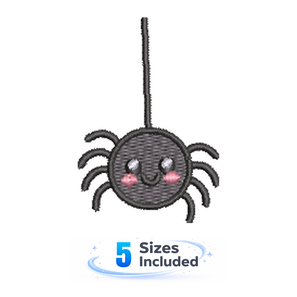 Spooky Cute - Spider - Embroidery Design