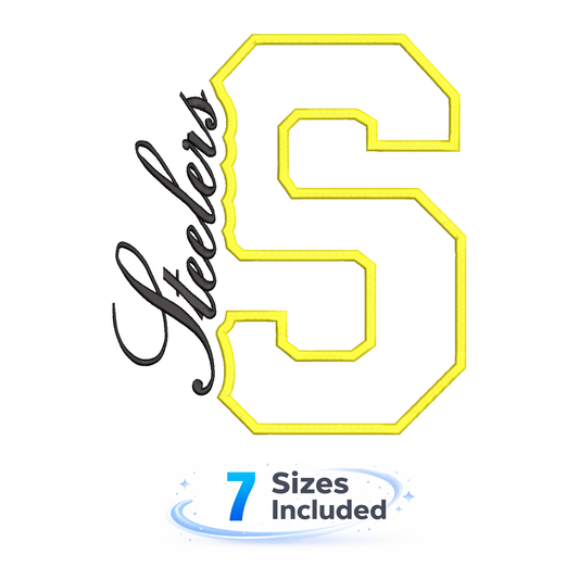 Steelers Cutout S - Embroidery Design