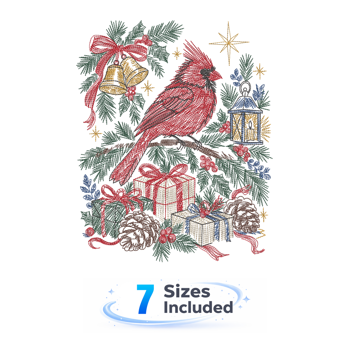 Storybook Christmas Set of 10 Machine Embroidery Designs