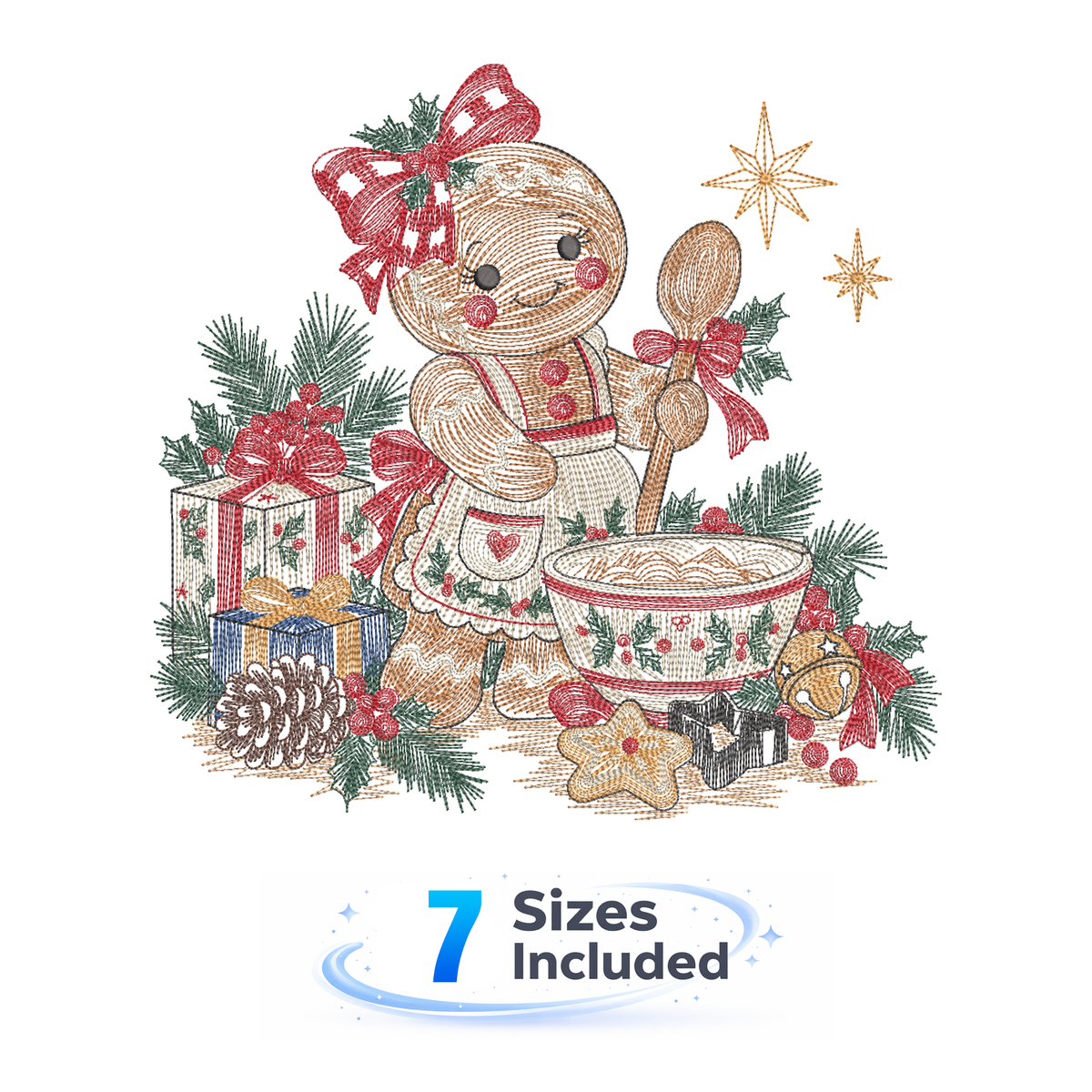 Storybook Christmas Set of 10 Machine Embroidery Designs