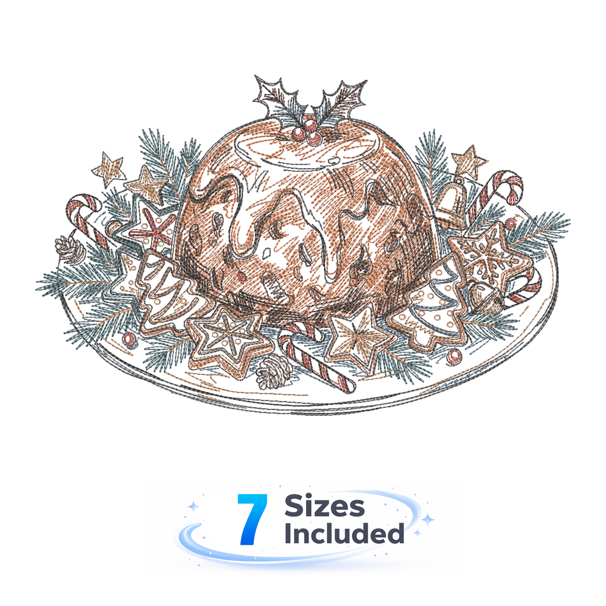 Storybook Christmas Kitchen - Set of 10 Machine Embroidery Designs