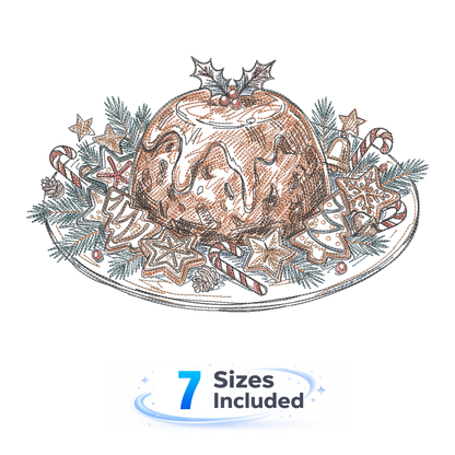 Storybook Christmas Kitchen - Set of 10 Machine Embroidery Designs