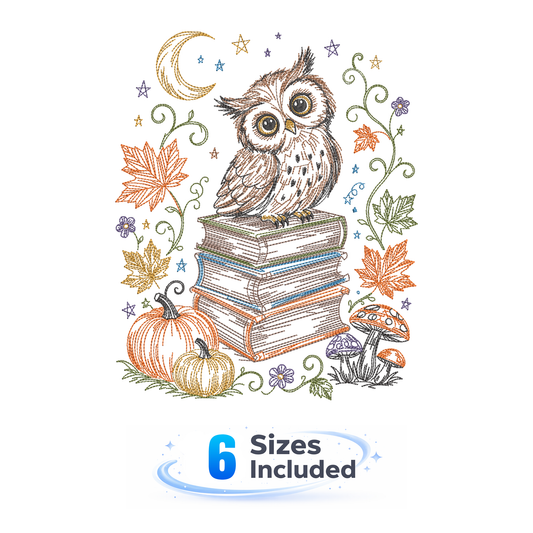 Storybook Owl - Embroidery Design