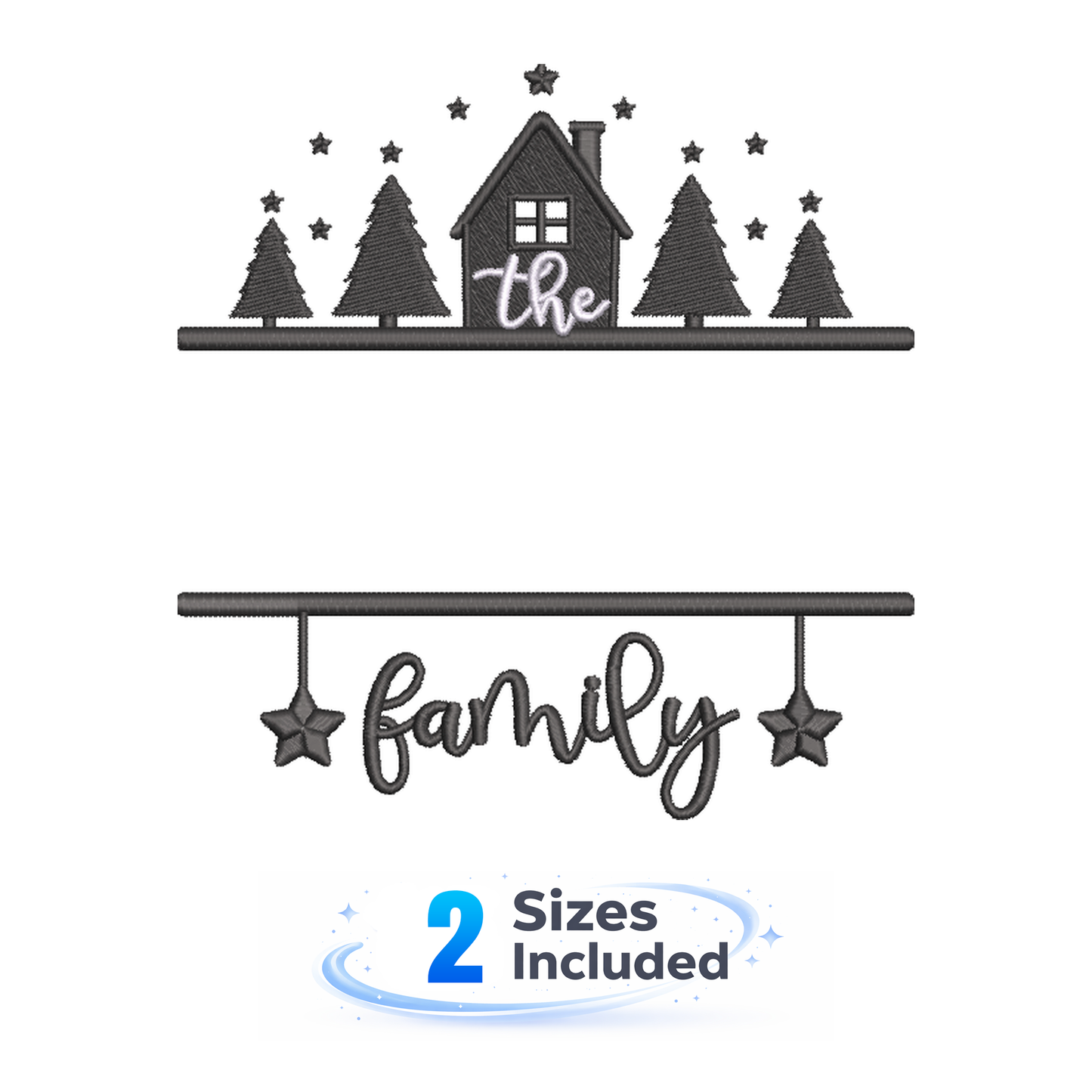The Family Monogram - Embroidery Design