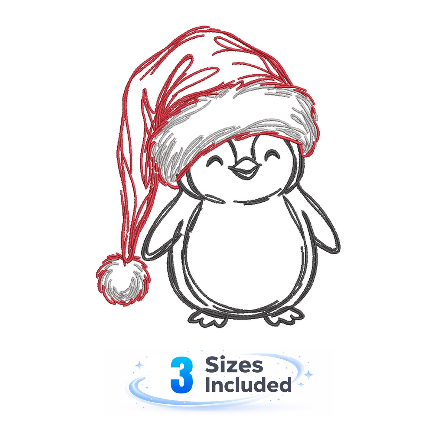 Traditional Christmas Sketches Embroidery Bundle
