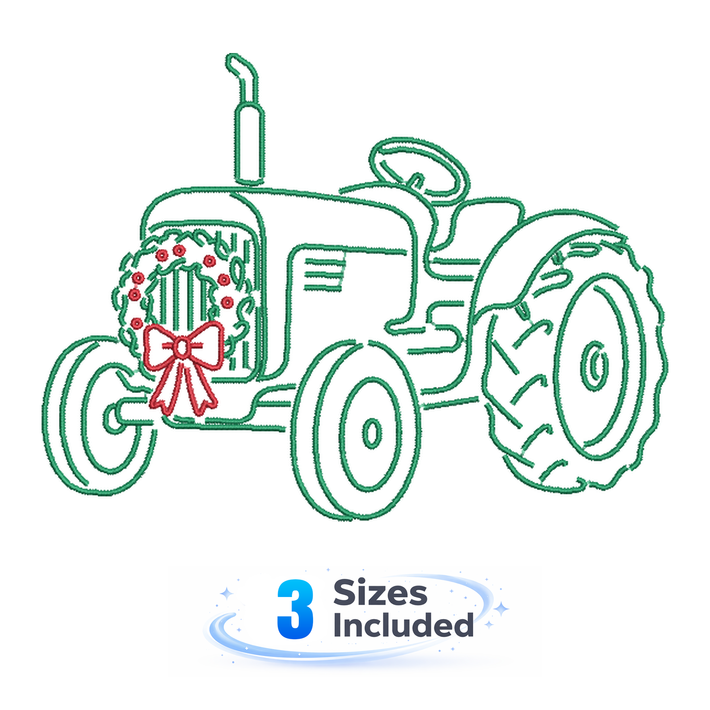 Traditional Christmas Sketches Embroidery Bundle