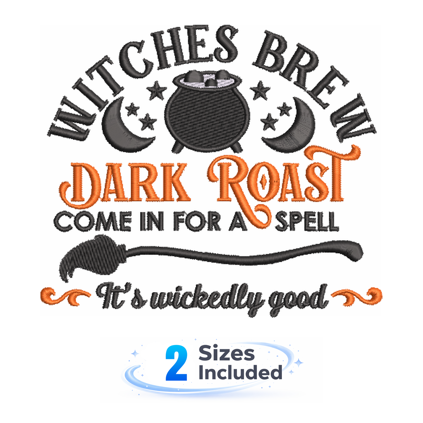 Witches Brew - Embroidery Design